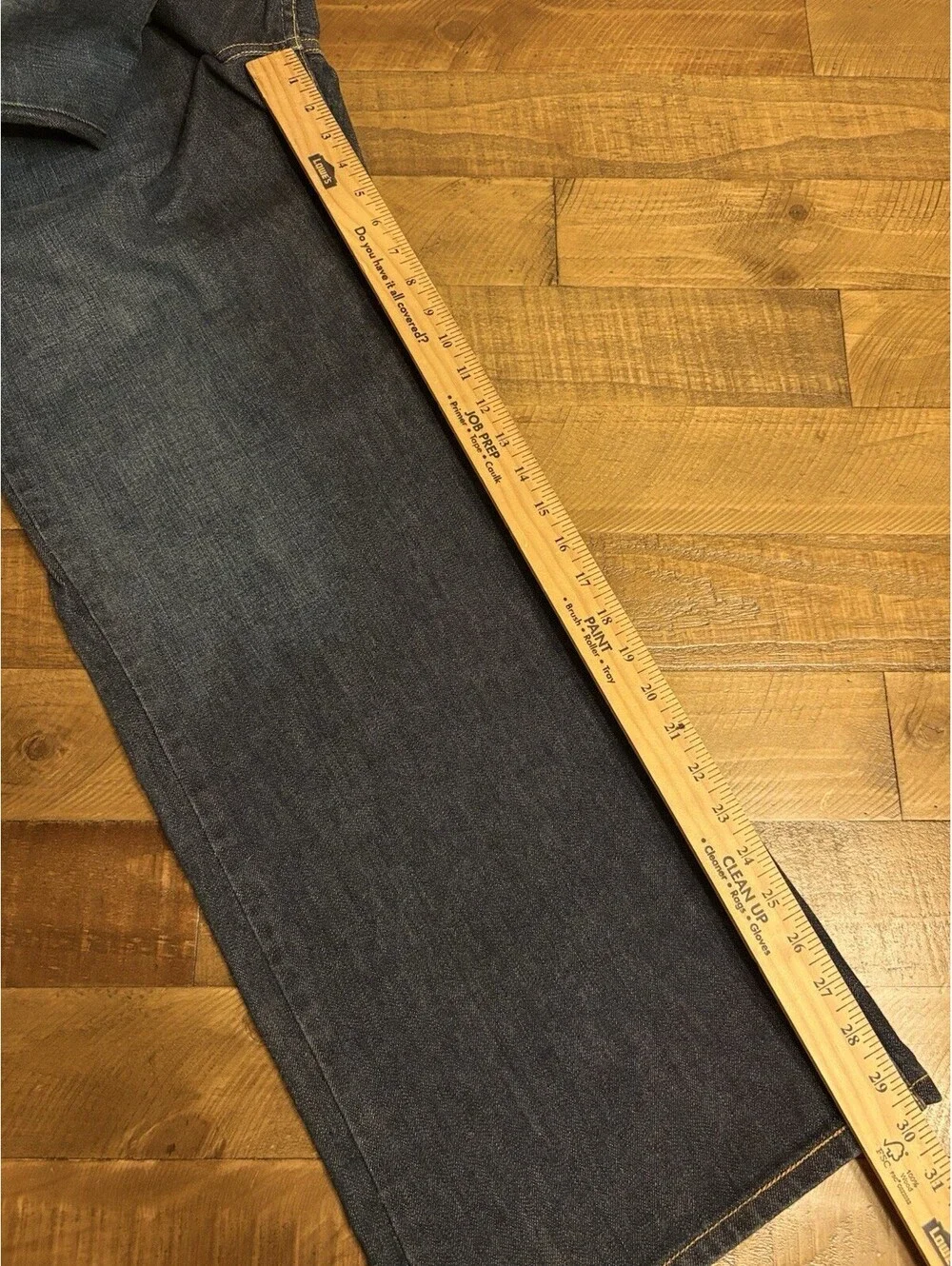 Levis 567 Low Loose Boot Relaxed Denim Jeans Dark Wash Men’s 38x30 Vintage Y2K